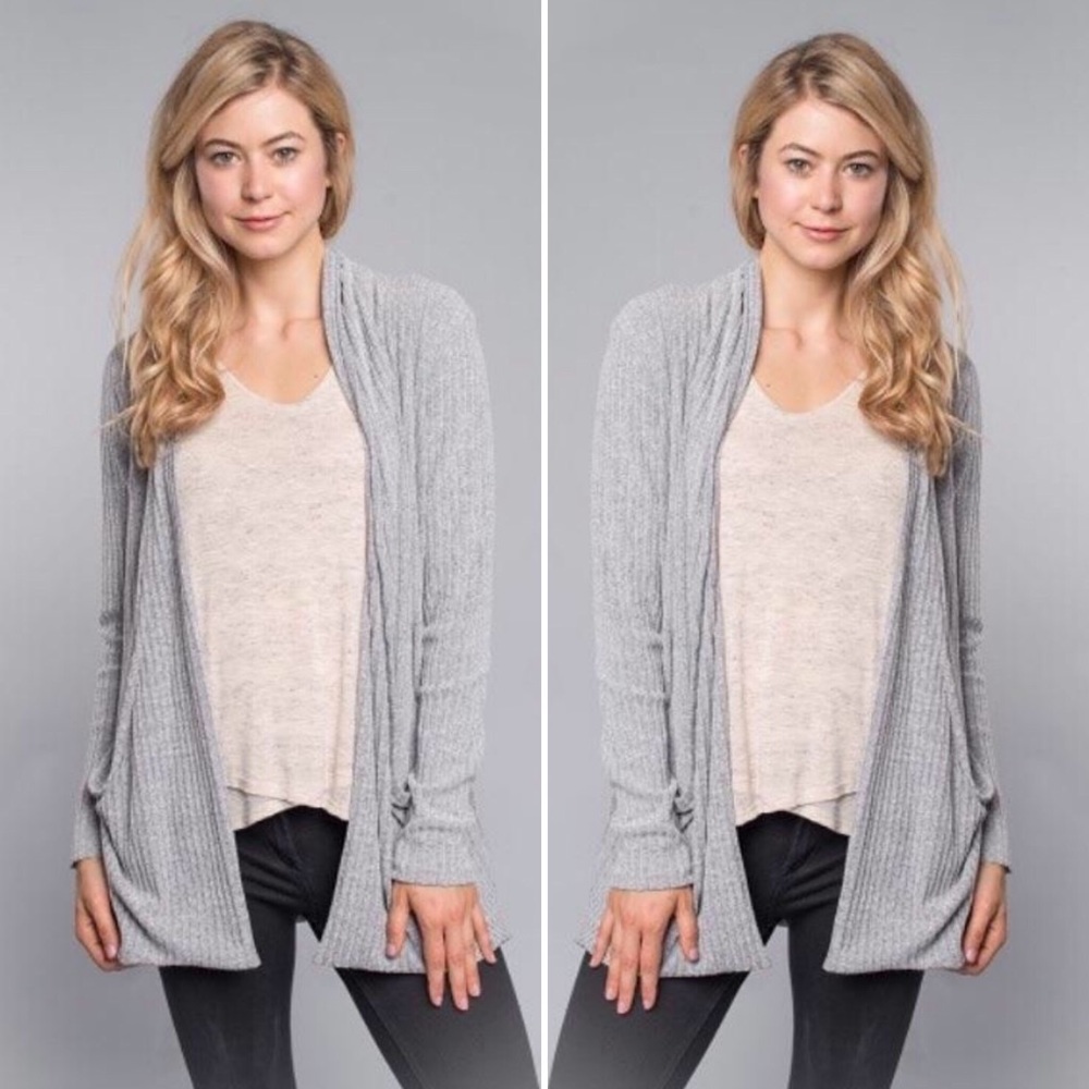 Dusty blue cardigan